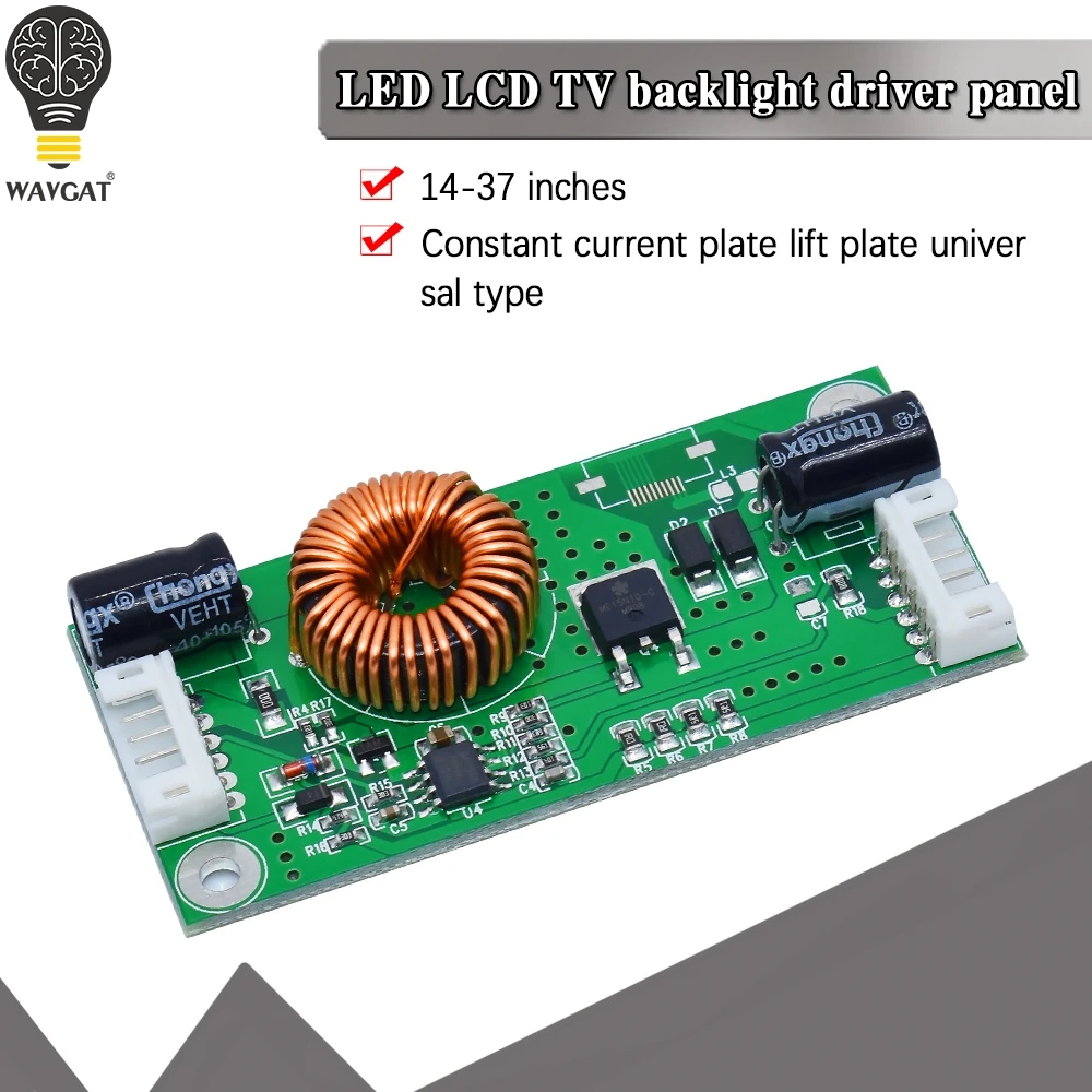 LED LCD Universal TV Backlight Constant Current Backlight Lamp Driver Board Boost Step Up Module 10.8-24V to 15-80V 14-37 Inch