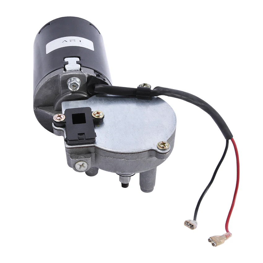 TS-30GZ6287R عزم دوران عالي 6N.m تيار مستمر دودة موتور تروس 12 فولت 50 دورة في الدقيقة باب المرآب استبدال الزاوية اليمنى عكسها معدن النحاس موتور تروس