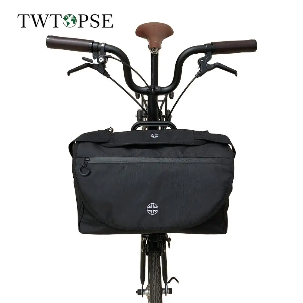 

TWTOPSE Cycling Bicycle Bike Bags For Brompton Dahon Tern Fnhon 3SIXTY Folding Bike Rainproof Bag With Bike Front Carrier Block