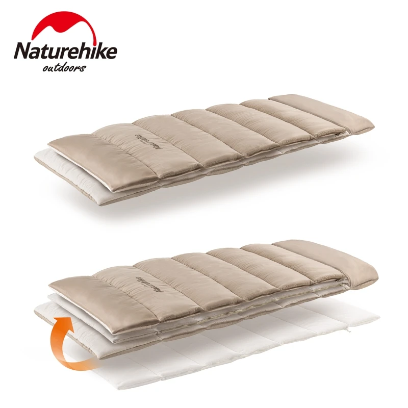 

Naturehike Camping Envelope Sleeping Bag Down Cotton Spliceable Sheet Outdoor Ultralight Travel Shawl Quilt Glamping Sleeping