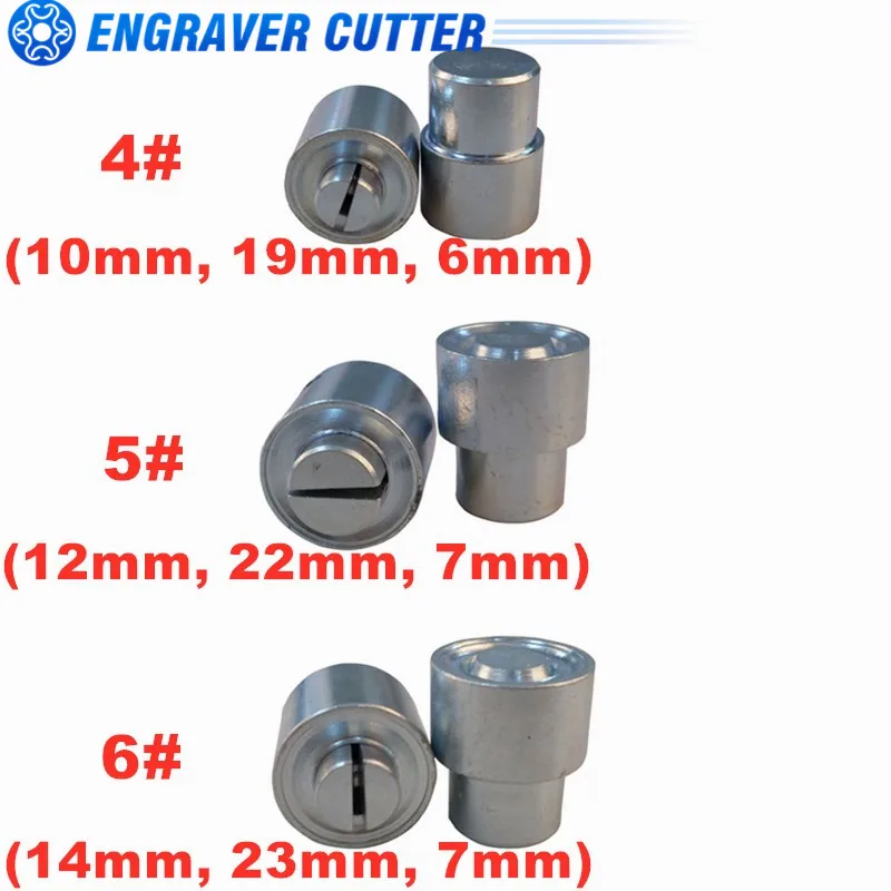 4 # (10 ملم) 5 # (12 ملم) 6 # (14 ملم) مجموعة قوالب حلقية لأداة آلة ثقب الحلقات اليدوية