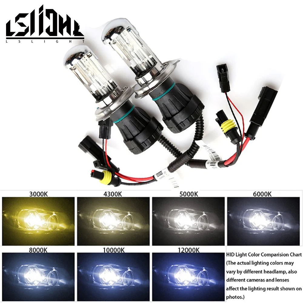 

LSlight H1 H3 H4 H7 H11 H13 9004 9005 9006 880 35W HID Xenon Light Bulb Car Auto Headlight 4300K 5000K 6000K 8000K 10000K 12V DC