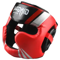 Promozione boxe MMA casco di sicurezza protezioni per ingranaggi per la testa formazione per bambini adulti copricapo Muay thai kickboxing caschi completamente coperti