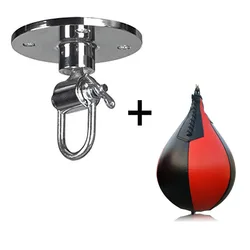 Sacchi di sabbia girevole a pera Speed Punching Ball PU Leather Hanging Speedbag boxe Training Muay Thai MMA Boxing Speed Ball