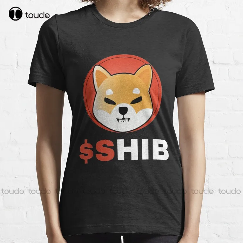 Shiba Inu Token Crypto Shib Coin Cryptocurrency Hodler Classic T-Shirt Green Shirt Custom Aldult Teen Unisex Fashion Funny New