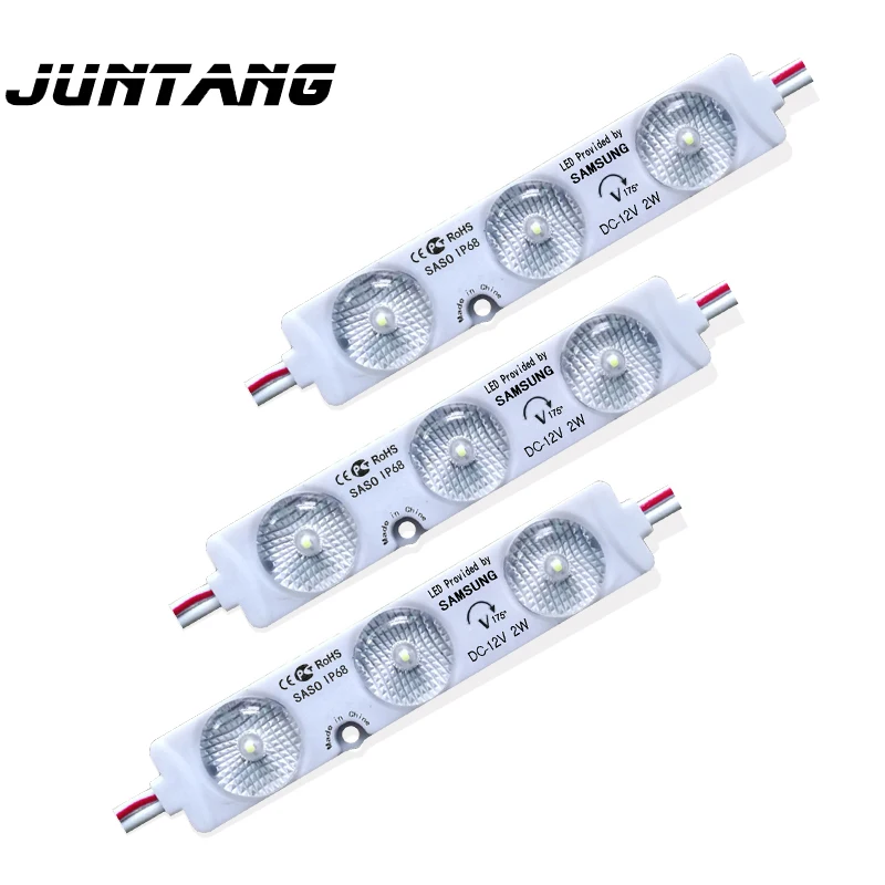 Diffuse reflection LED module 3030 advertising luminous characters 3 lights / group 2W highlight waterproof led DC7912V 20 group