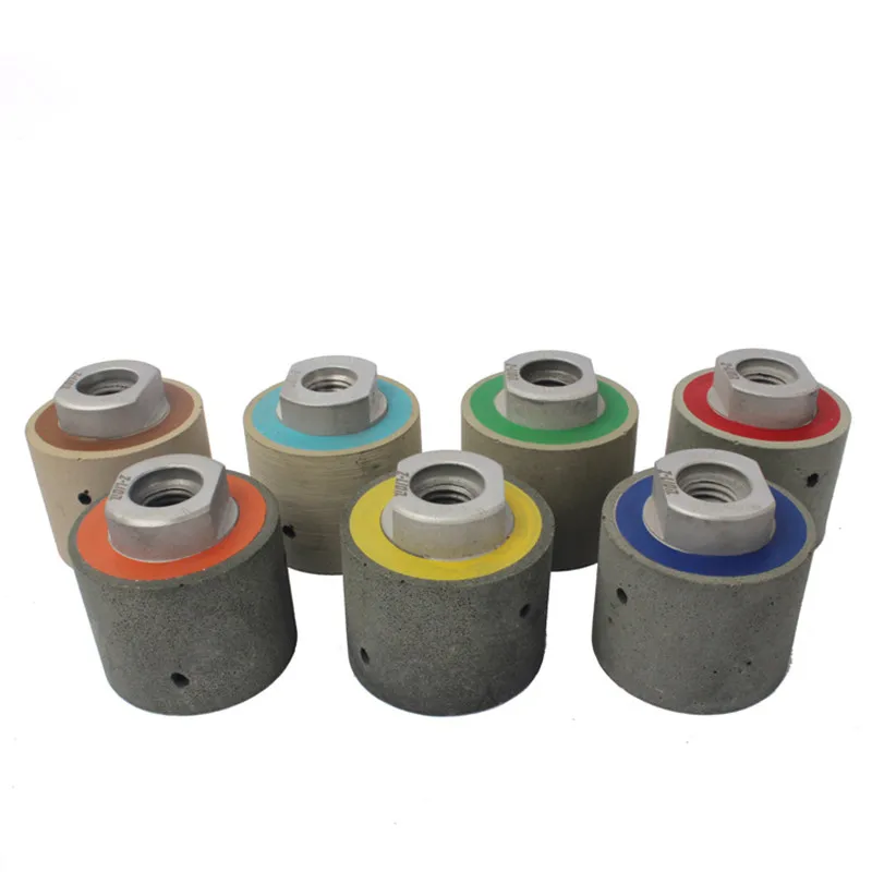 2 inch diamond resin drum polishing wheel diamond grinding wheel for stone edge polishing