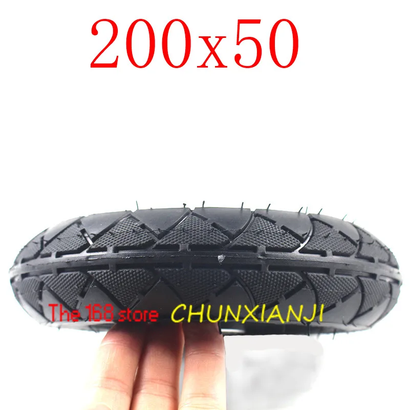 High Quality Mobility Scooter Wheelchair Tire 200 X 50 (8x2) Solid/foam Filled 200x50 for Razor E100 E125 E200  Vapo