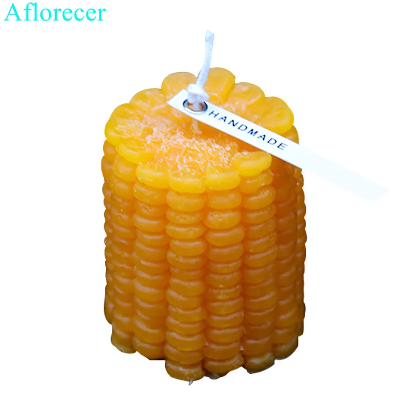 Corn Shape Silicone Candle Mold Cake Soap Mould Maize Handmade Candle Molds for Christmas Deco