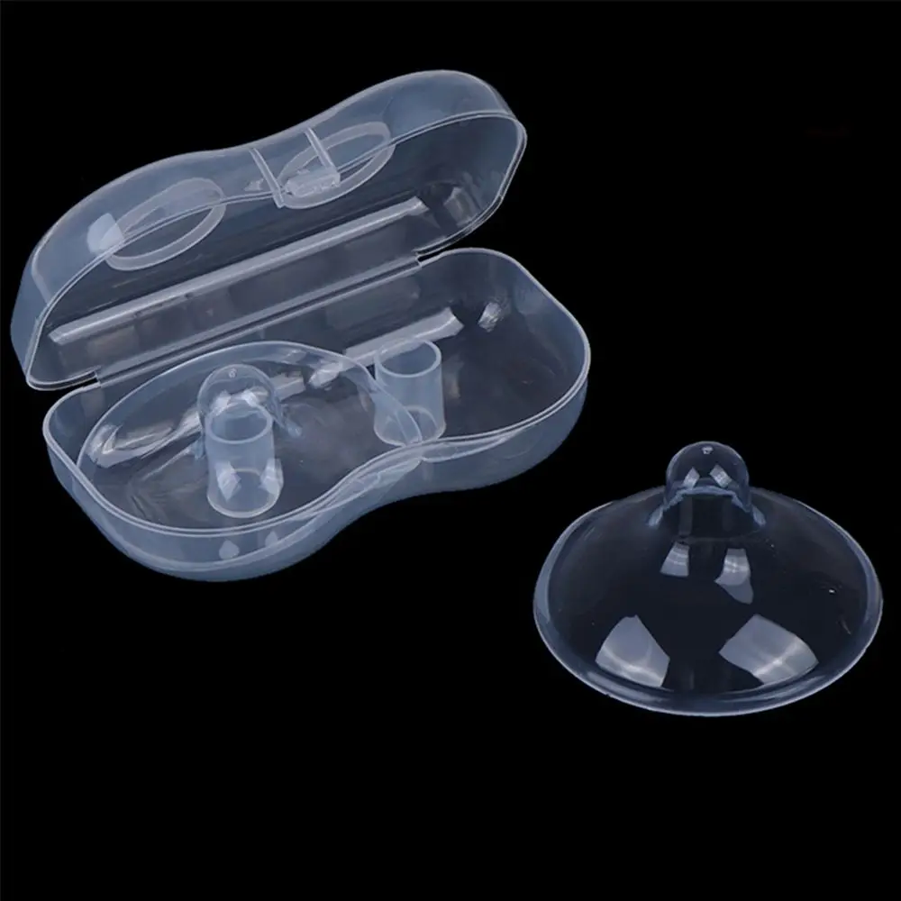 

Triangle Safe Silicone Breastfeeding Silicone Nipple Mother Milk Silicone Nipple Protectors Nipple Shields Protection Cover