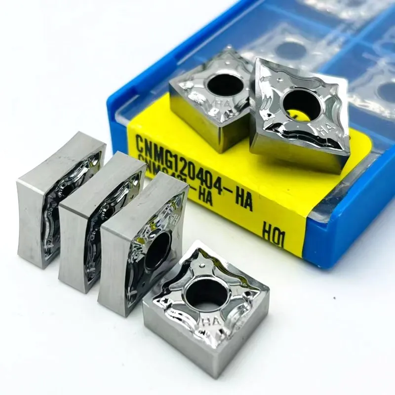 Herramienta de torneado de aluminio CNMG120404 CNMG120408 HA H01, herramienta de torneado de aluminio de alto brillo 100%, alta calidad CNMG 120408, cobre, aluminio, madera