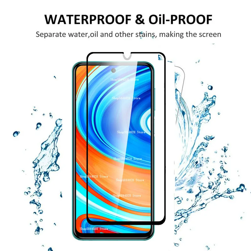 2-in-1 for Redmi Note 9 Pro Glass Camera Protective Glass for Xiaomi Redmi Note 9 Pro 9pro Max Note9pro Not9pro M2004J19G Films