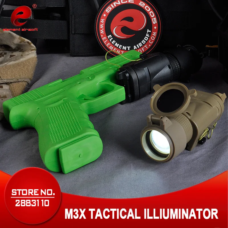 Element Airsoft Tactical Gun Light L-3 M3X Warrior Systems US Pistol Flashlight Hunting Lamp Weapons Light EX185