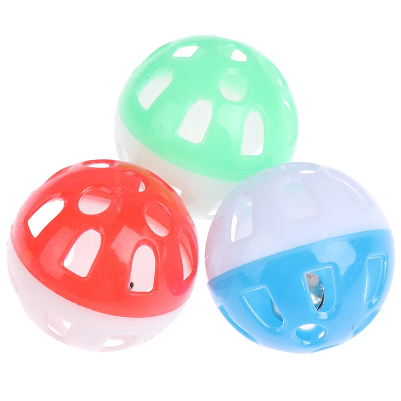 1pc 3.8cm Pet Parrot Toy Bird Hollow Bell Ball For birds Chew Fun Cage Toys