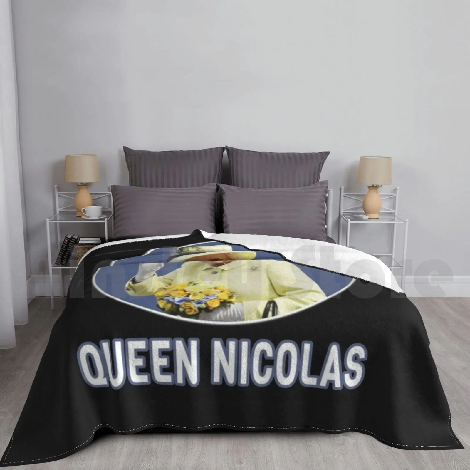 Queen Nicolas Cage Blanket Fashion Custom Nicolas Cage Nicolas Cage Nicholas Nicholas Cage Nick Cage Queen