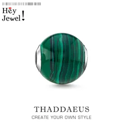 Beads Green, Plated Stone Beads Gift For Women Men Fits Bracelet Europe Necklace Karma Charms European Jewelry Accessories