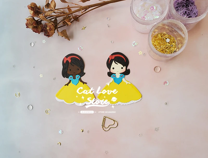 Princess Party Metal Cutting Dies Scrapbooking Stencil Die Cuts Card Making DIY Decorative Craft Embossing New Dies For 2020
