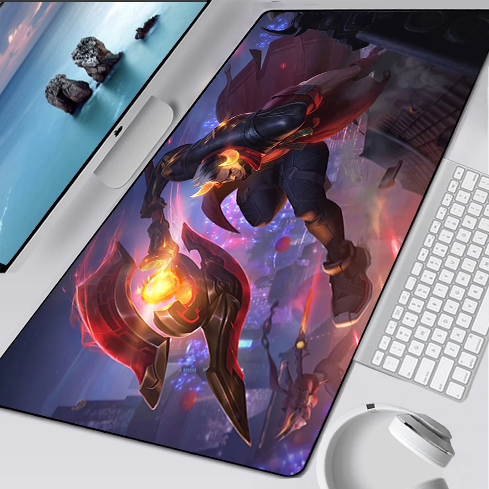 League of Legends Darius Große Gaming Mouse Pad Computer Mousepad PC Gamer Maus Matte Laptop Mausepad XXL Tastatur Matte Schreibtisch pad