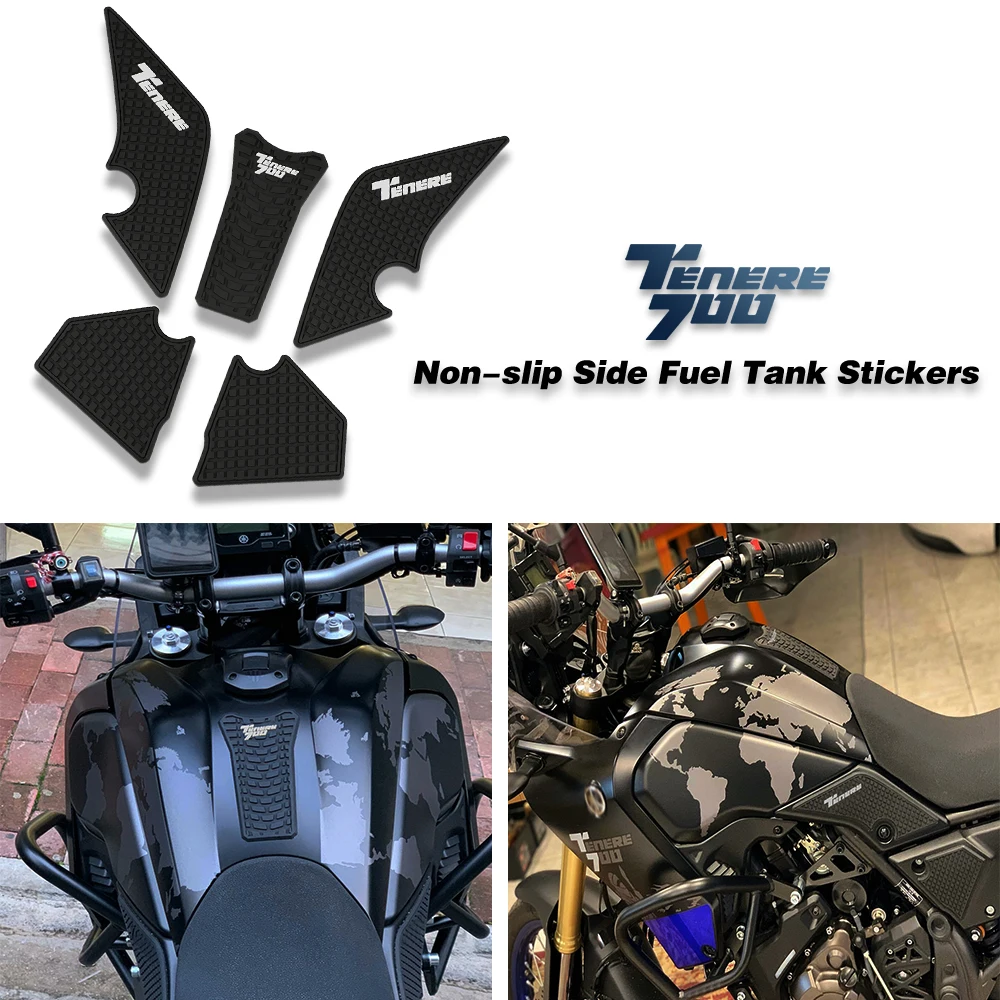 

Motorcycle Tank Sticker 3D Rubber Gas Fuel Oil Tank Pad Protector Sticker Decals For Yamaha Tenere 700 Tenere700 XT700Z XTZ 700
