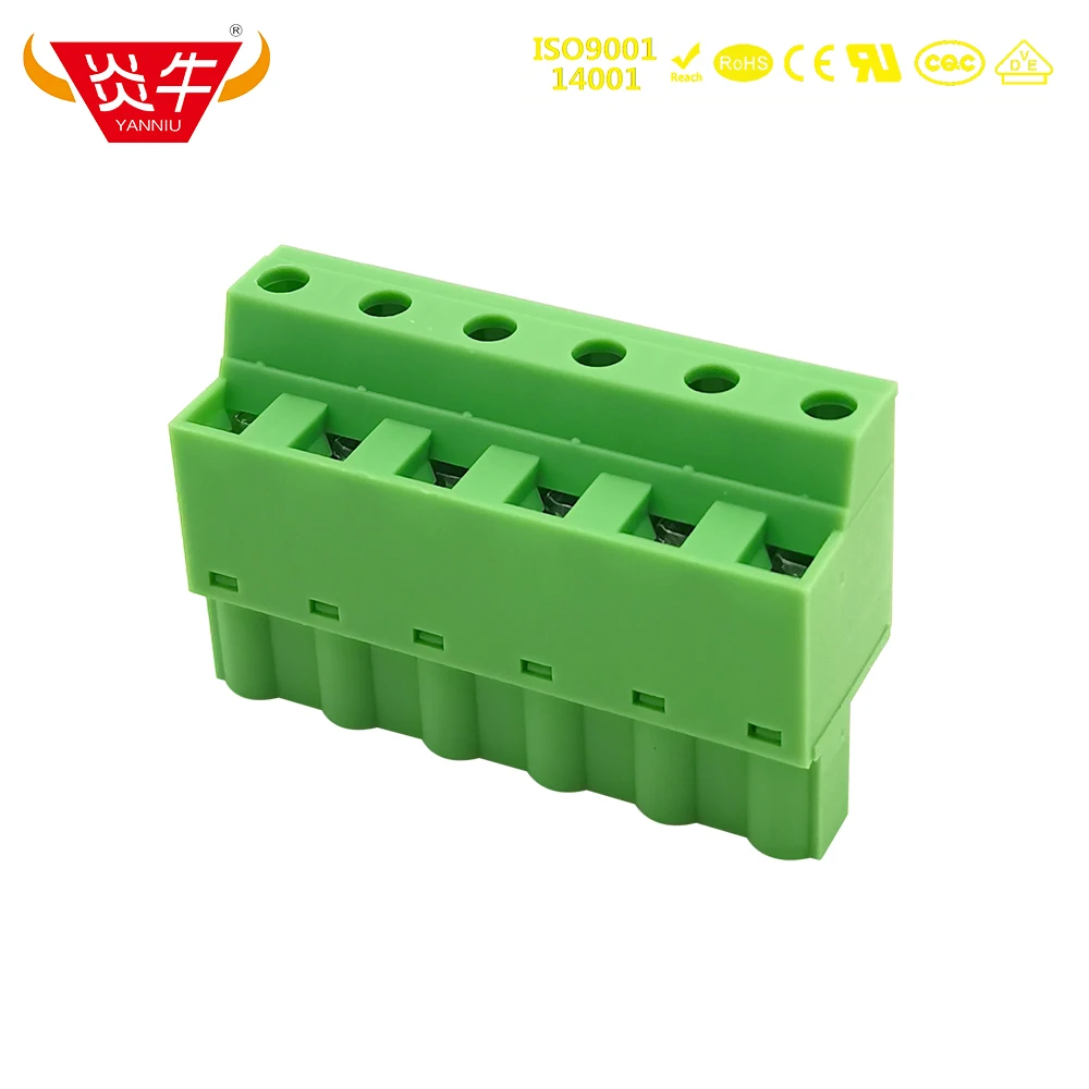 

10Pcs 7.5mm 2EDGKC KF2EDGKC 7.5 2P ~ 12P PCB CONNECTOR PLUG-IN TERMINAL BlOCK 2PIN ~ 12PIN FRONT GMSTB 2,5 ST PHOENIX YANNIU