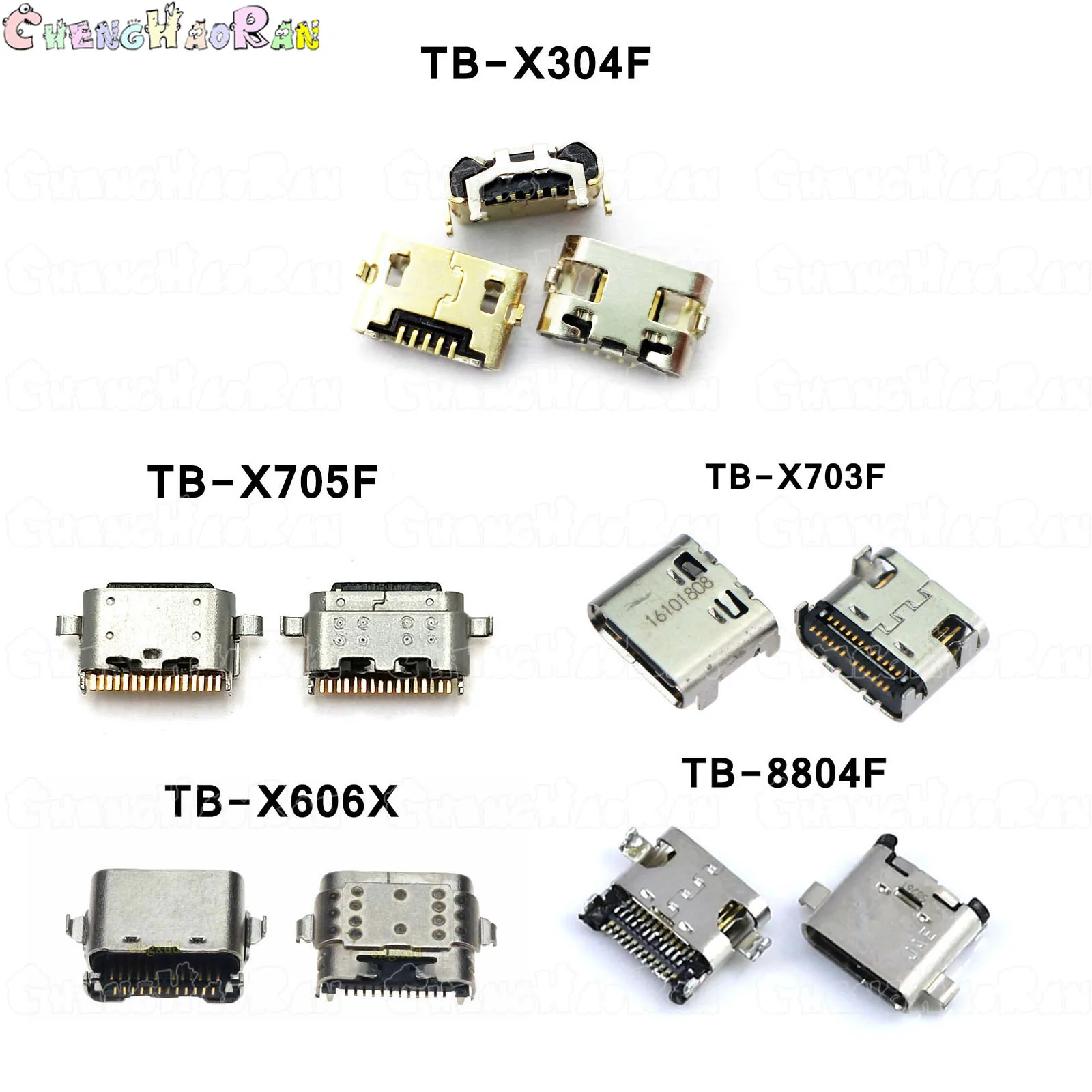 

For Lenovo Tablet TB-X605F X605L X606X X703F 8804F X705L/F/N 8703 X304F Type-c Usb Jack Socket Charging Port Connector Dock Plug