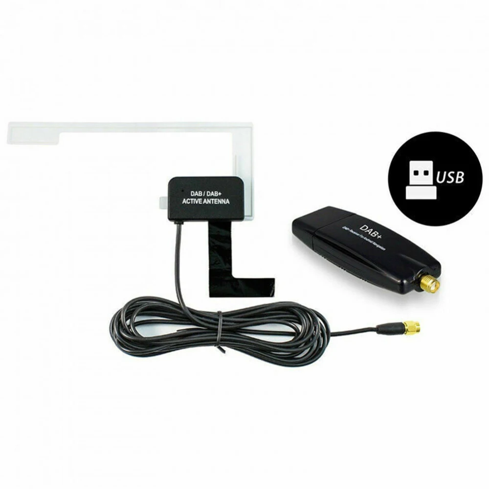 Car Dab Antenna With Usb Adapter Receiver For Android Car Player Applicable For Europe Australia Dab Adapter Usb