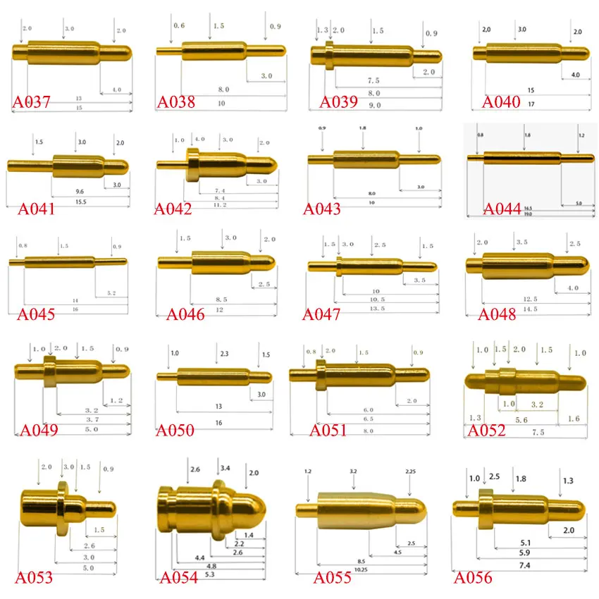 1PCS High Current Spring Loaded Pogo Pin Male Female Connector Power Heavy Current Battery Connector POGOPIN Header Charge 17-36