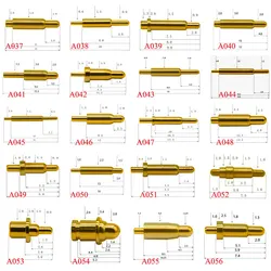 1PCS High Current Spring Loaded Pogo Pin Male Female Connector Power Heavy Current Battery Connector POGOPIN Header Charge 37-56