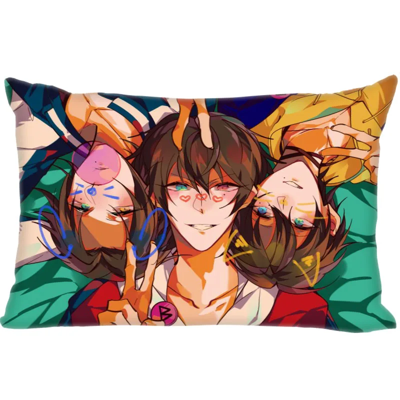 Custom Pillowcase Hypnosis Mic Rectangle Zipper Polyester Cotton Pillow Cover Size 35X45cm (One Sides)