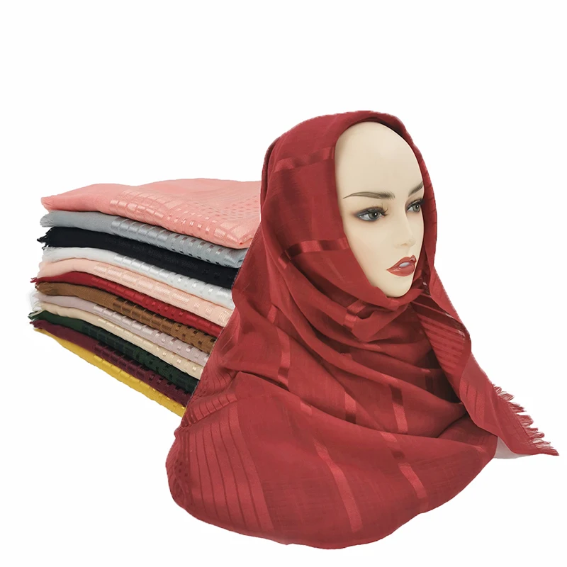 

180*80cm Soft Cotton Viscose Scarf Shawls Muslim Hijab Hijabs Shawl Scarves Wraps Women Headscarf National Style Neckerchief