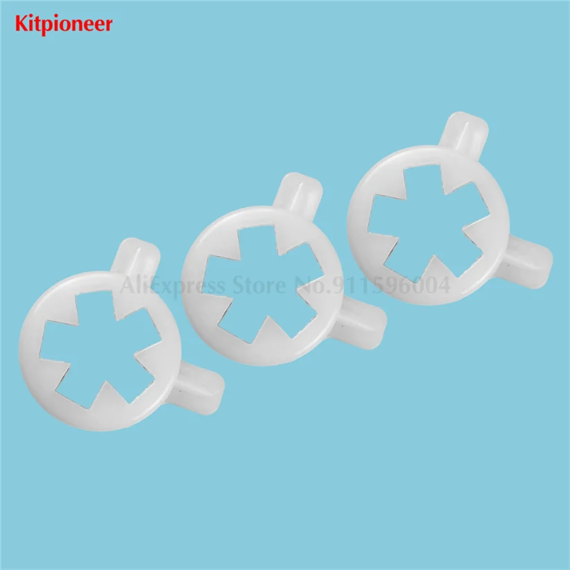 3 In 1 New Petals Flower Shaped Modeling Caps Of Ice Cream Machine 29mm Inner Diameter Fancy Ice Cream Nozzle