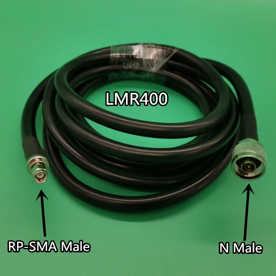 

LMR400 Cable Kabel RP SMA Male to N type Male Connector Low Loss RF Coaxial cable