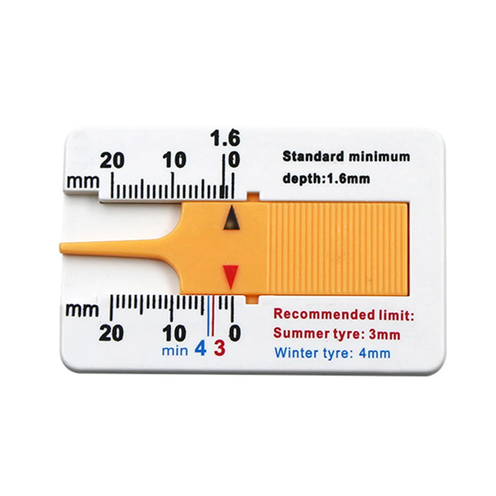 0-20mm Car Tyre Tread Depth Vernier Caliper Tire Thickness Measuring Meter Tool Auto Tyre Tread Depth Gauge Tool