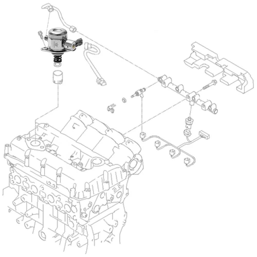 High Pressure Fuel Pump For 09-14 Hyundai Sonata & 09-15 Kia Sorento UDW 353202G720 353202G730 353202G740 FPB117