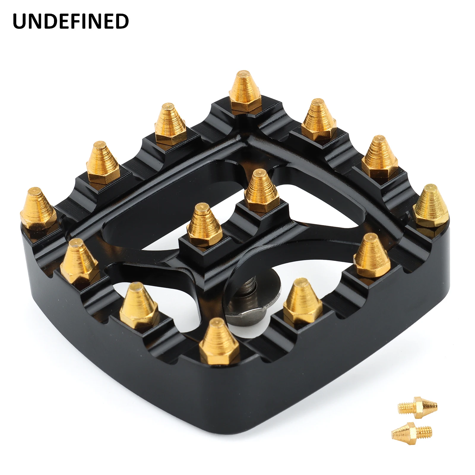 MX Style Brake Pedal Cover Golden Motorcycle CNC Small Foot Pegs Pad for Harley Dyna Fat Bob FXD Softail FXSTS XG750 2015-2021