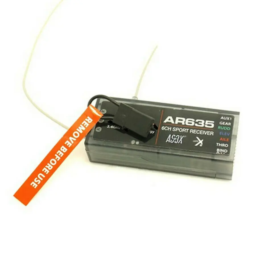 ORIGINAL AR635  6CH Sport Receiver  SPMAR635 AR600 AR610 RC Airplane For as3x Transmitter