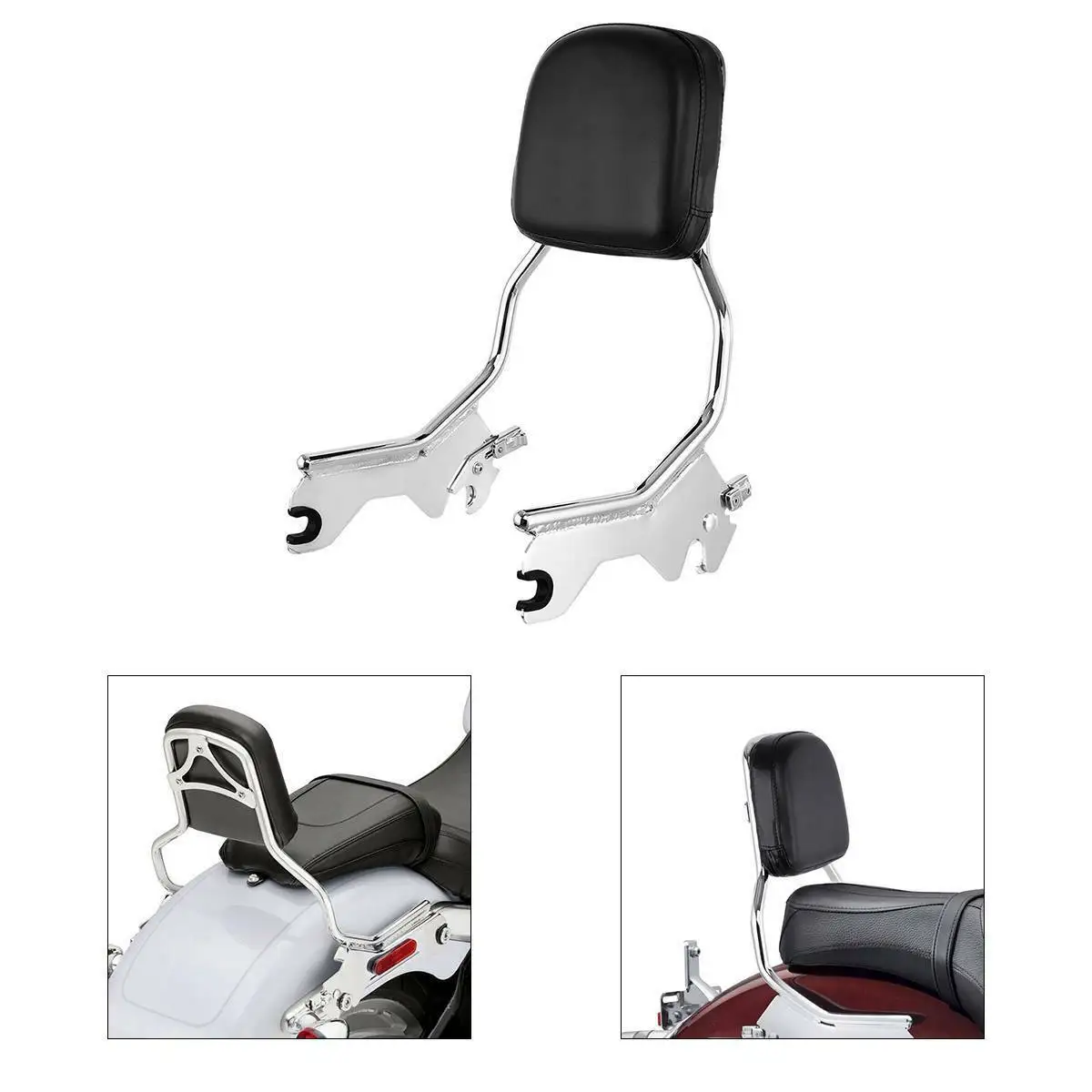 Oparcie motocykla Sissy Bar dla Harley Heritage Classic FLHC 2020 Street Bob FXBB 2018 Softail Slim FLSL 2019 Deluxe FLDE 2024