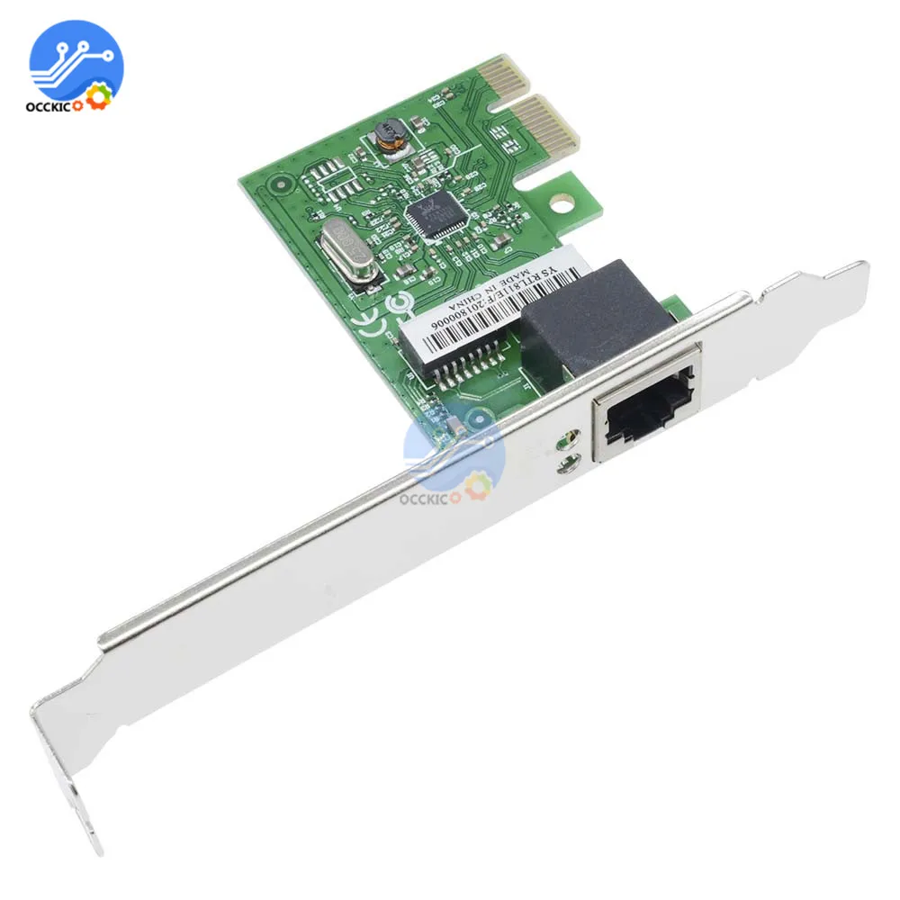 1000Mbps Network Card Gigabit Ethernet PCI Express PCI-E 10/100/1000M RJ-45 LAN Adapter Converter Connector Network Controller