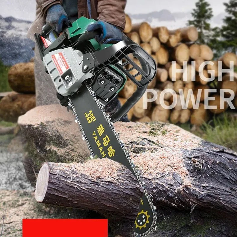 9900w High Power Gasoline Saw Gasoline Logging Saw Imported Chain Tree Cutter Tool
