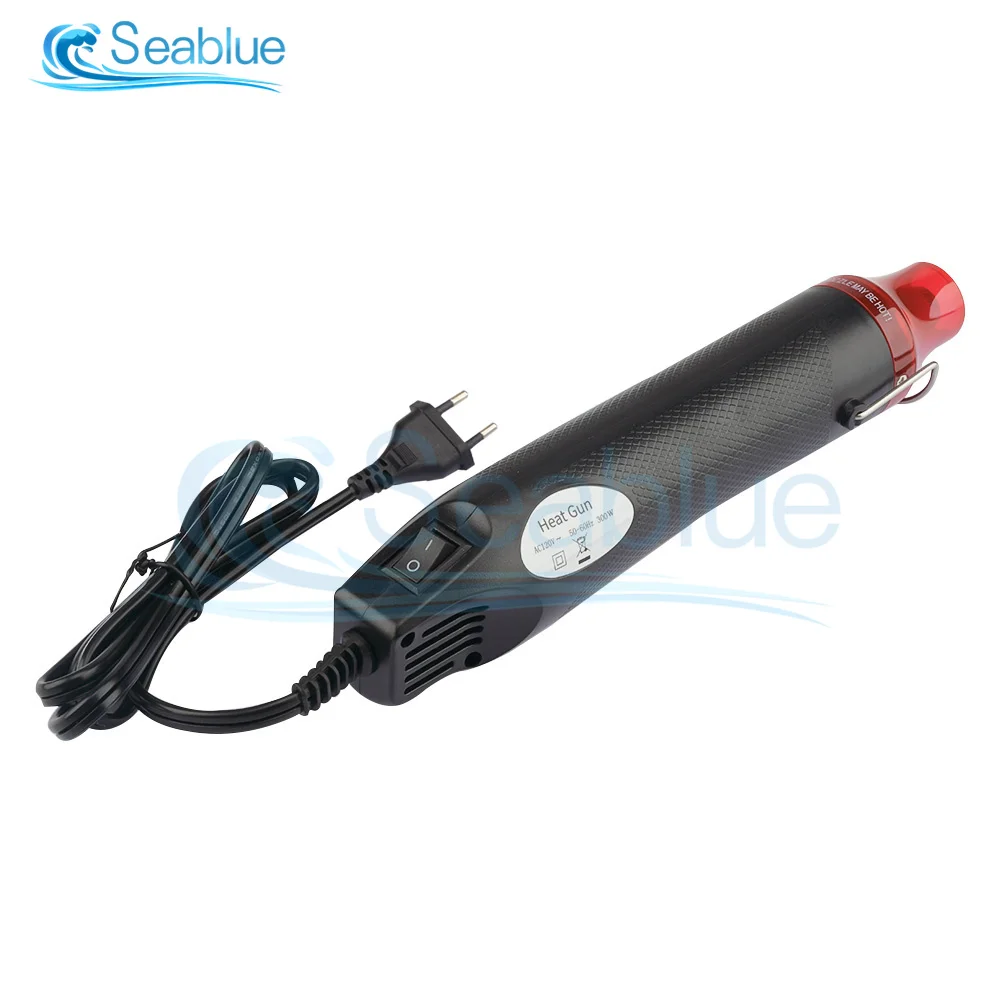 Soft Ceramic Heat Shrinkable Tube Heat Shrinkable Film Heat Gun 300W 220V Suitable for Heat Dissipation Powder and Shrink Sheet