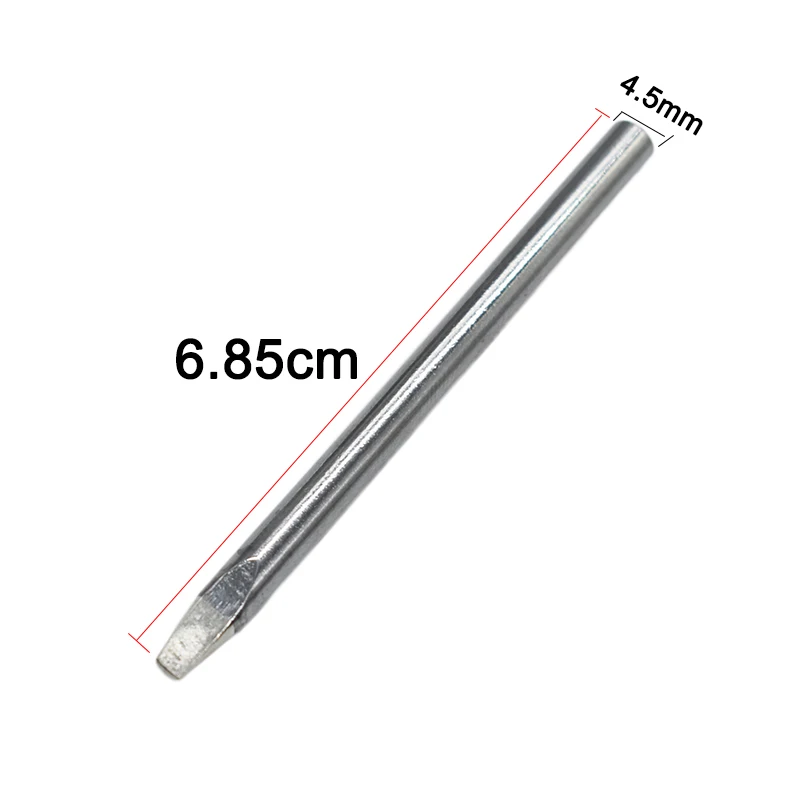 40W Lehim Ütüler Elektrikli Havya İpuçları Kafa Değiştirilebilir 4.5mm Shank 69x4.5mm