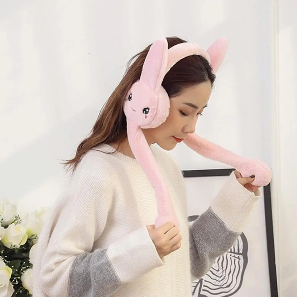 Earmuffs Lightweight Ear Muffs Rabbit Design Breathable  Beautiful Women Winter Rabbit Earmuff