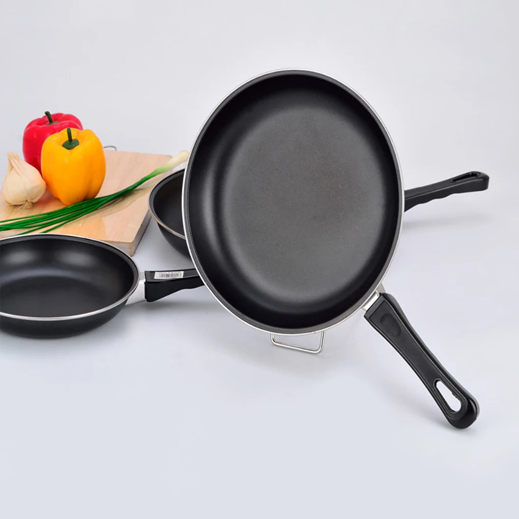 Frying Pan Non-stick Mini Thick Steak Flat Pan Iron Pancake Egg Fryer Kitchen Cookware, 20cm