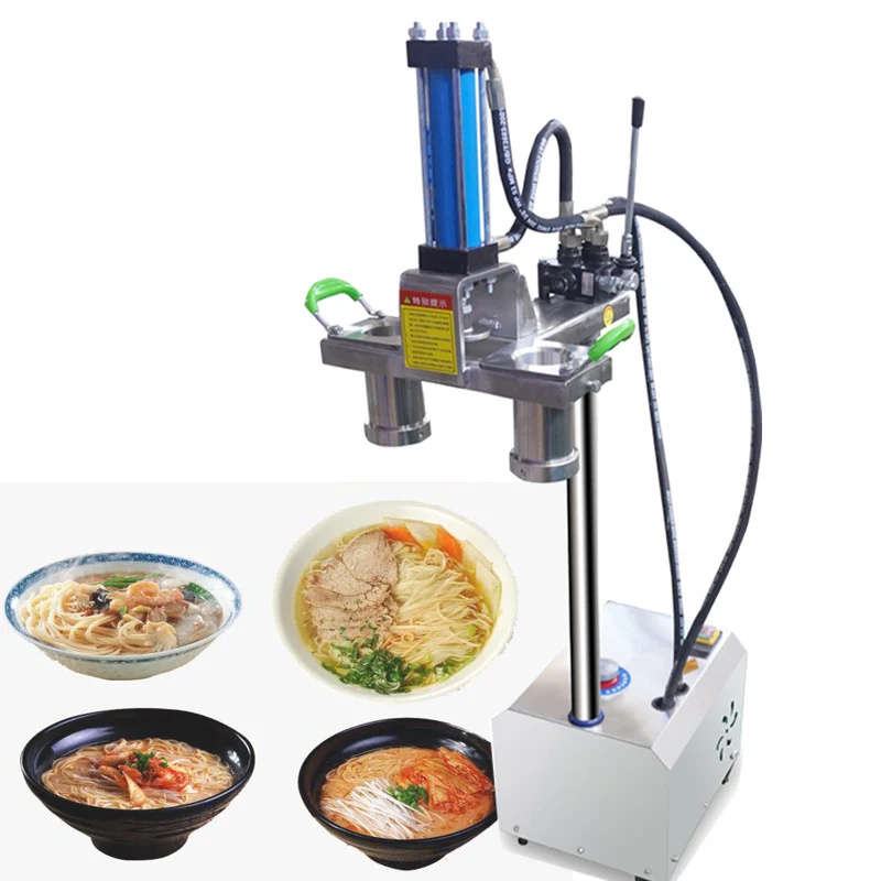 

Commercial Hydraulic Rake Ramen Noodle Machine Stainless Steel Noodle Press 220v 2500W Noodle Machine