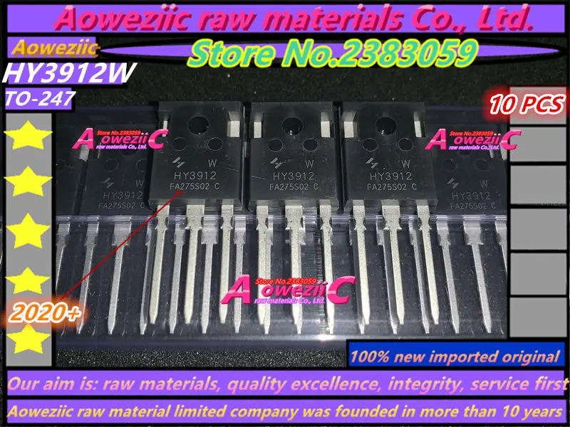 

Aoweziic 2020+ 100% new original HY3912W HY3912 TO-247 N-channel FET 125V 190A