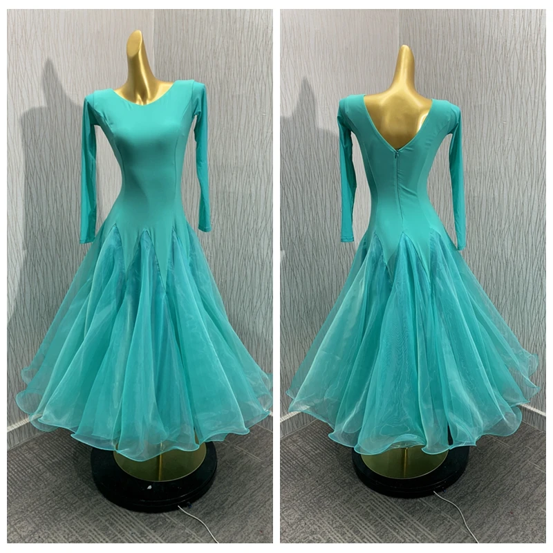 casual ballroom dance dress practice dancewear for classes practice flared practice wear ballroom dance practice dress no stones