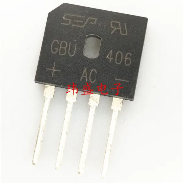 10pcs GBU406  KBP406  600V 4A