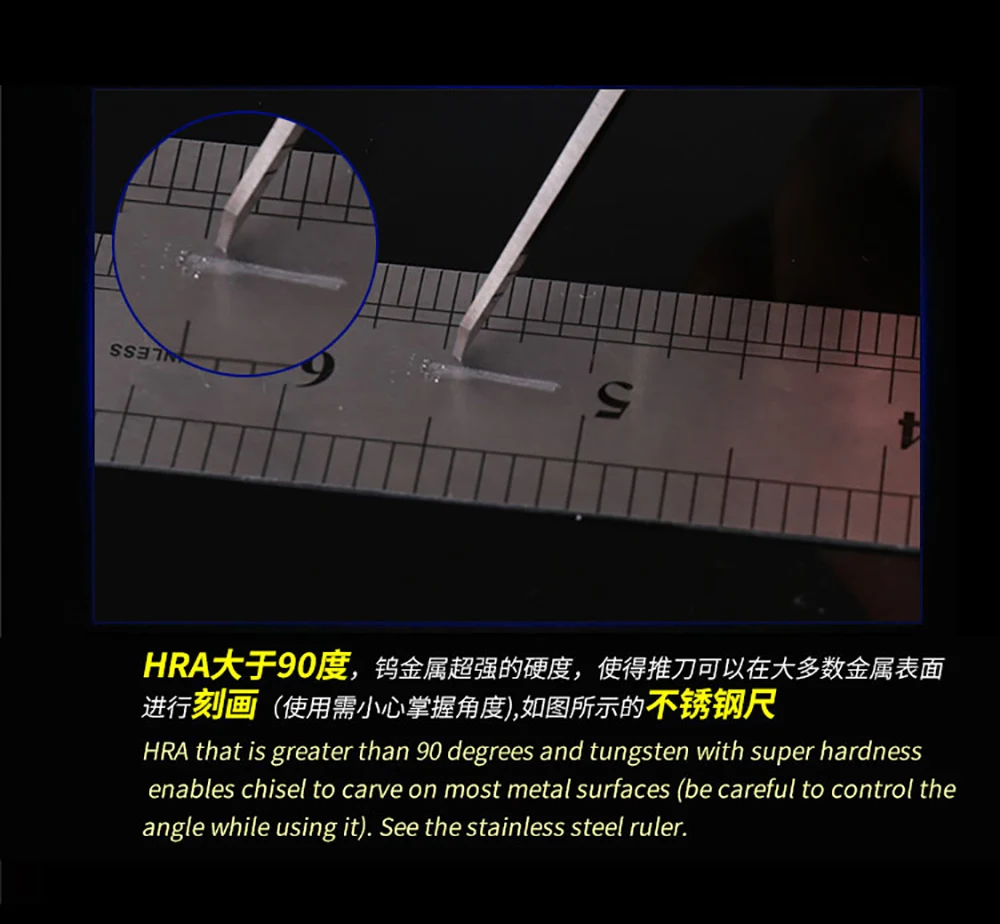 Dedicated Model Push/Engraving /Scribing Knife Tungsten Steel Material Military GK Diorama Model Kit Hobby Building Tools
