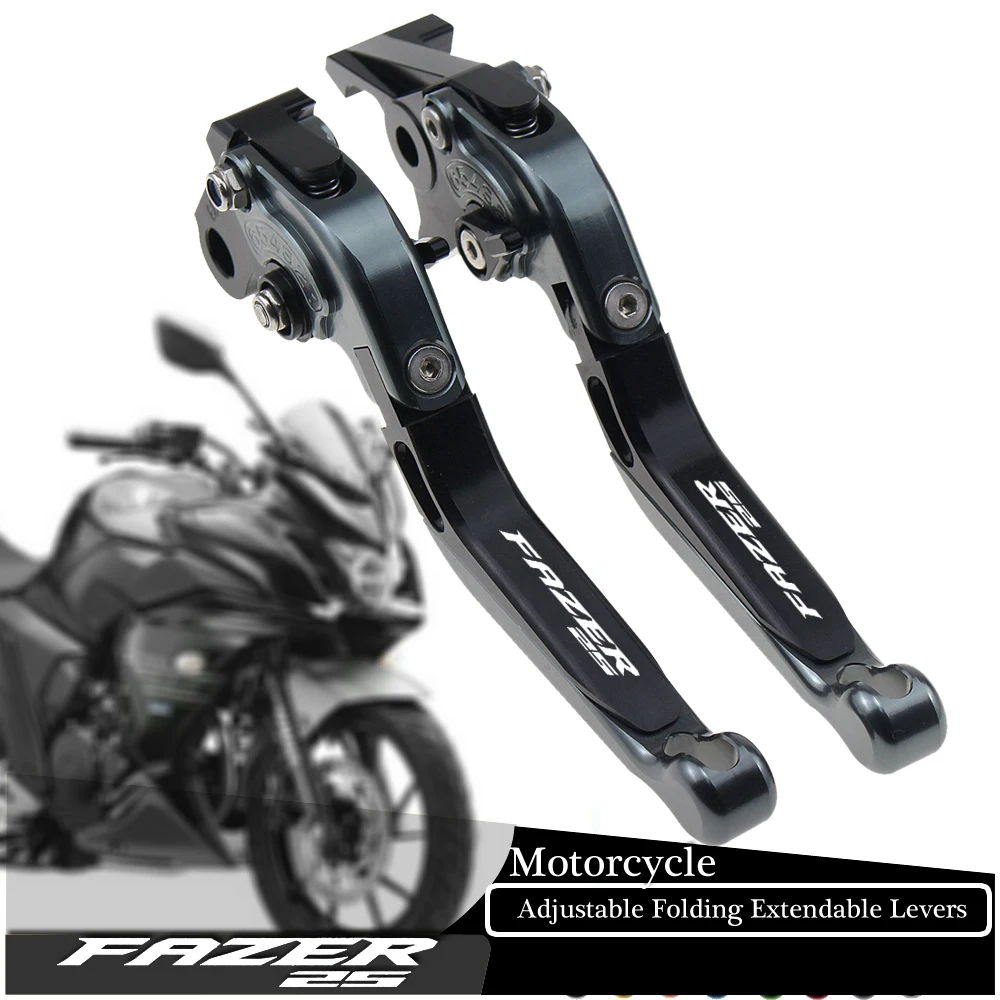 Motorcycle Adjustable Folding Extendable Brake Clutch Levers Fit for YAMAHA FAZER 25 Fazer250 2017-2019