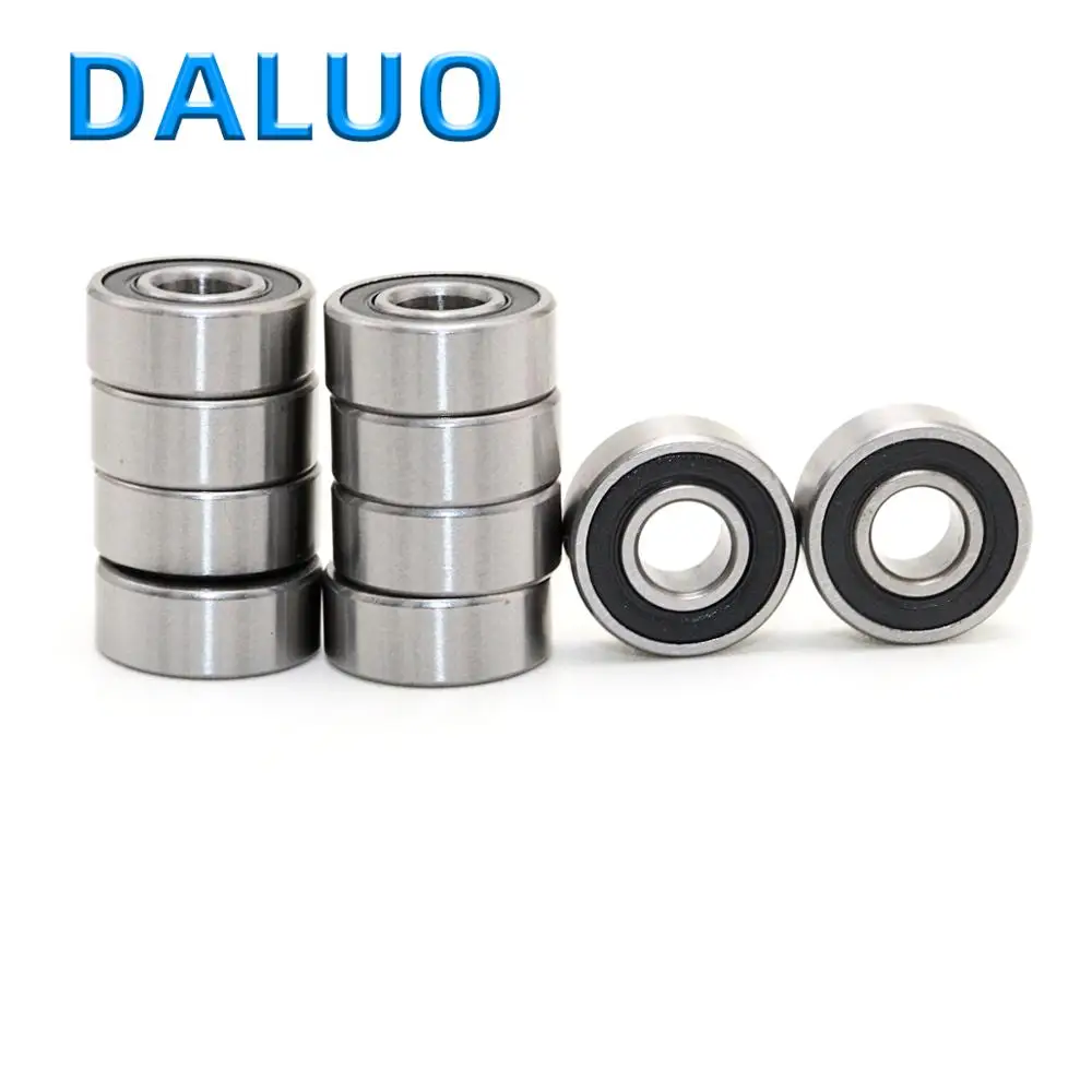 10PCS DALUO Bearing 686-2RS 6x13x5 686RS ABEC-1 Single Row Deep Groove Ball Bearings Metric